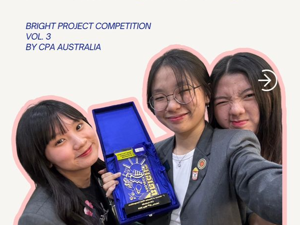 Business School UPH bangga menjadi juara 1 Elevator Pitch Bright Project Competition Vol. 3 oleh CPA Australia