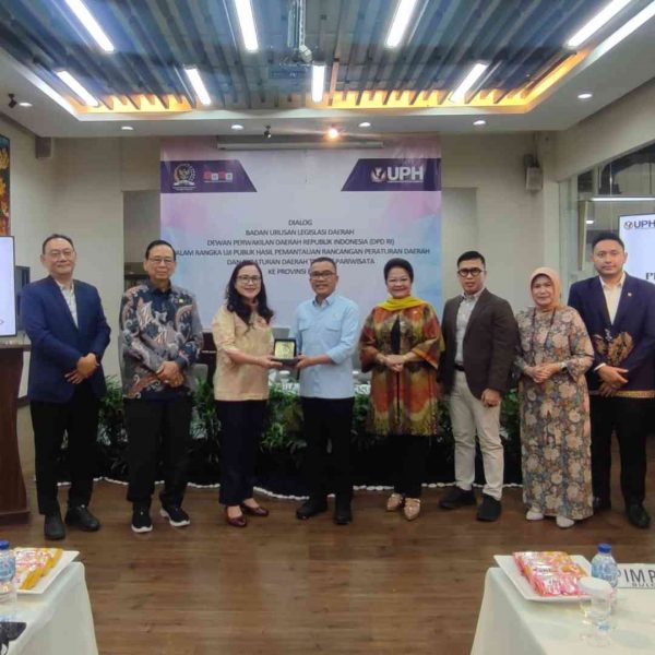 BULD DPD RI Gandeng FHospar UPH dalam Dialog Publik Bahas Rancangan Perda Pariwisata