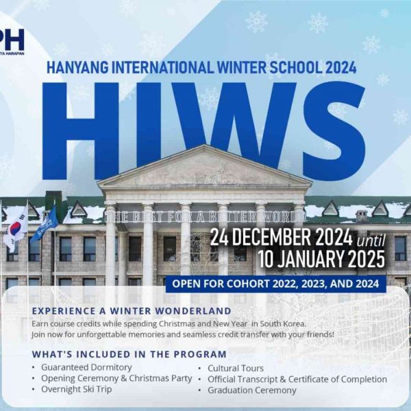 UPH Ajak Mahasiswa Perluas Wawasan Global lewat Hanyang International Winter School 2024!