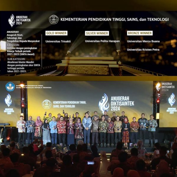 UPH Raih Silver Winner di Anugerah Diktisaintek 2024: Bukti Peningkatan Kinerja Riset dan Pengabdian kepada Masyarakat